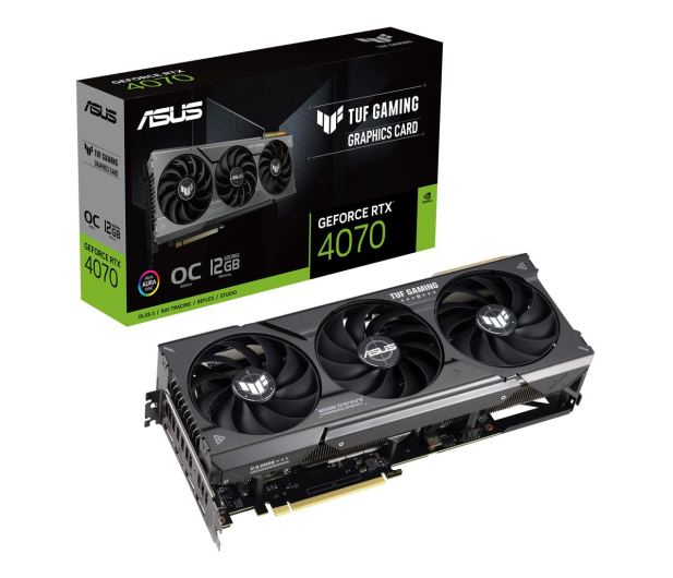 ASUS GeForce RTX 4070 TUF GAMING OC 12GB GDDR6X - 1134480 - zdjęcie